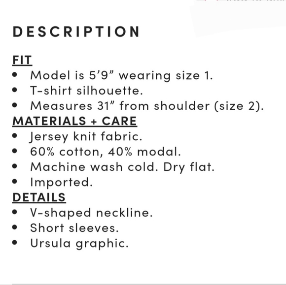 TORRID Ursula Neon Disney Villains Sleep Top! - Picture 6 of 10